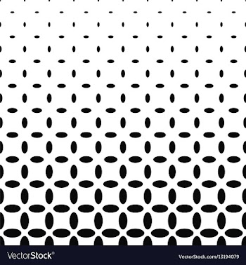 Black and white ellipse pattern background vector image
