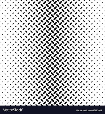 Black and white ellipse pattern background vector image