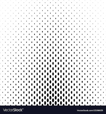 Black and white ellipse pattern background vector image