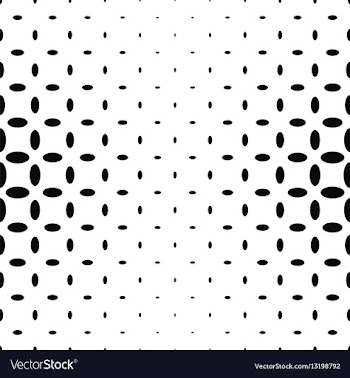 Black and white ellipse pattern background vector image