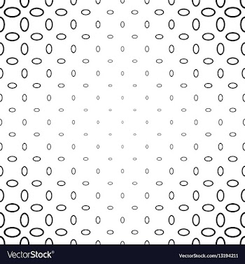 Black and white ellipse ring pattern vector image