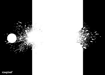 Black and white explosion background | Free stock vector - 579993