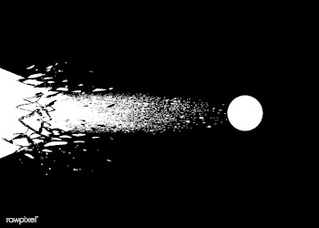 Black and white explosion background | Free stock vector - 580021