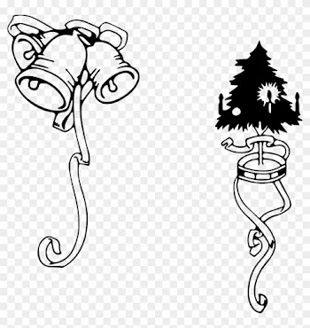 Black - And - White - Family - Tree - Clipart - Christmas Clipart Borders Black And White