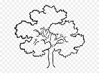 Black And White Family Tree Clipart - Tree Black And White