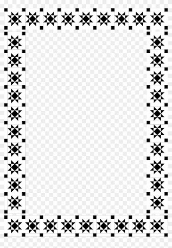 Black And White Fancy Borders Clipart - Fancy Border Black And White