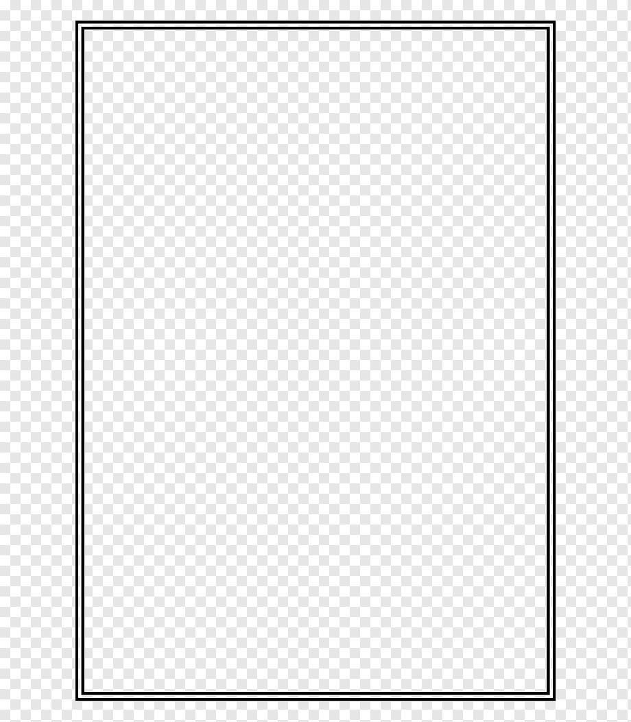 black and white frame, , White Border Frame, angle, rectangle, symmetry png