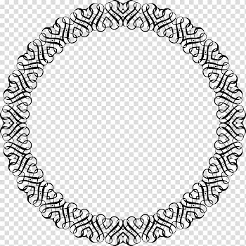 Black and white Frames Flyer , invitation frame transparent background PNG clipart