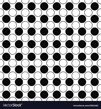Black and White Geometric Patterned Background vector image