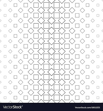 Black and White Geometric Patterned Background vector image