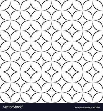 Black and White Geometric Patterned Background vector image