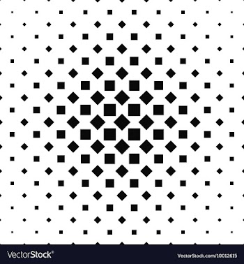 Black and White Geometric Patterned Background vector image