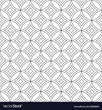 Black and White Geometric Patterned Background vector image