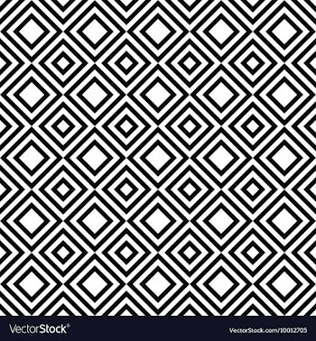 Black and White Geometric Patterned Background vector image