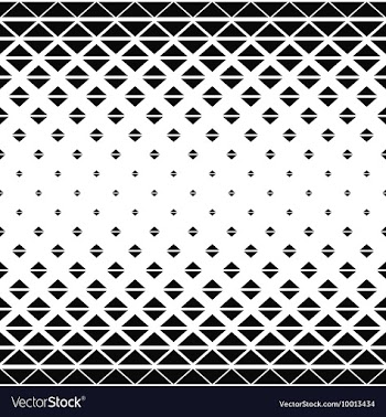 Black and White Geometric Patterned Background vector image