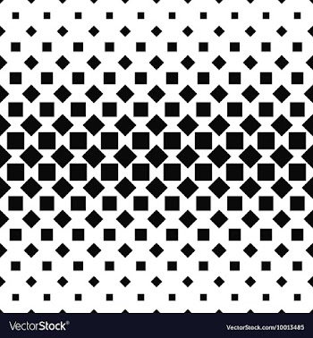 Black and White Geometric Patterned Background vector image