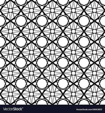 Black and White Geometric Patterned Background vector image