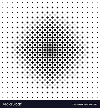 Black and White Geometric Patterned Background vector image