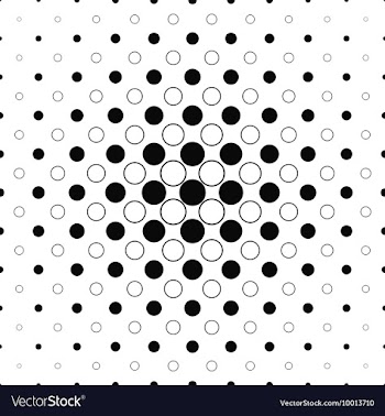 Black and White Geometric Patterned Background vector image