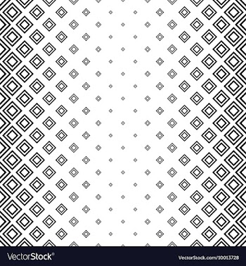 Black and White Geometric Patterned Background vector image
