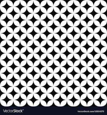 Black and White Geometric Patterned Background vector image