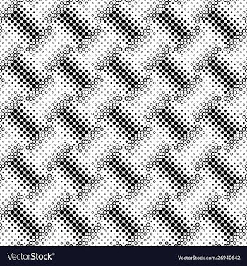 Black and white geometrical abstract circle vector image