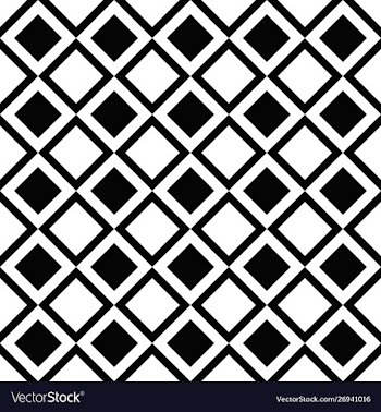 Black and white geometrical diagonal square vector image