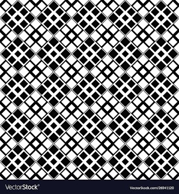 Black and white geometrical diagonal square vector image