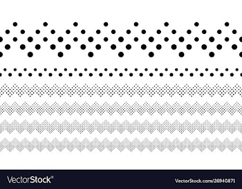 Black and white geometrical dotted pattern page vector image
