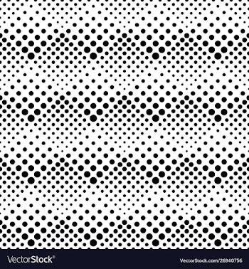 Black and white geometrical retro abstract circle vector image