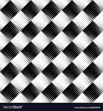 Black and white geometrical ring pattern vector image