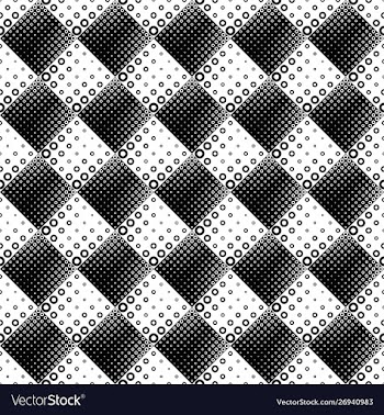 Black and white geometrical ring pattern vector image