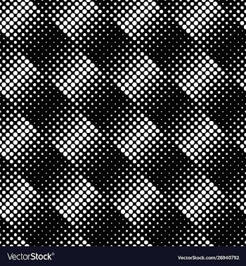 Black and white geometrical seamless circle vector image