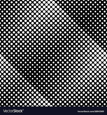 Black and white geometrical seamless circle vector image
