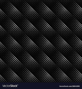 Black and white geometrical seamless square vector image