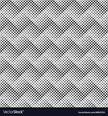 Black and white geometrical seamless square vector image