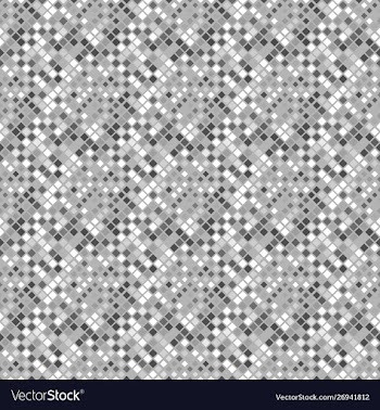 Black and white geometrical seamless square vector image