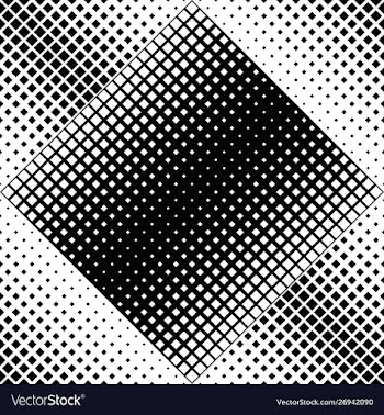 Black and white geometrical square pattern vector image