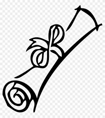 Black And White Graduation Ceremony Clip Art - Graduation Black And White Clip Art
