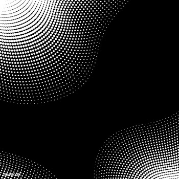 Black and white halftone background vector | Free stock vector - 523545