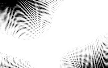 Black and white halftone background vector | Free stock vector - 523579