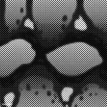 Black and white halftone background vector | Free stock vector - 542520