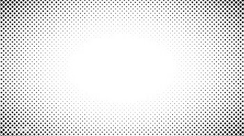 Black and white halftone background vector | Free stock vector - 542606