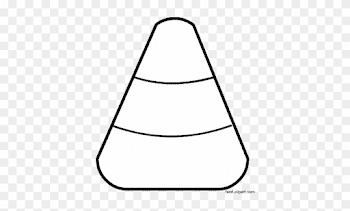 Black And White Halloween Clip Art - Candy Corn - Free Transparent ...