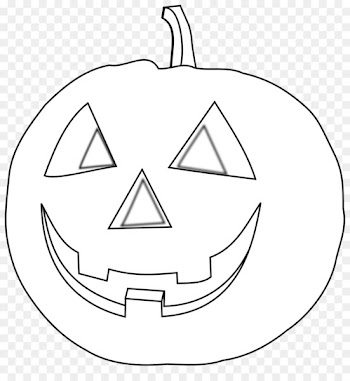 Black and white Halloween Drawing Pumpkin Clip art - Pumpkin Blossom Cliparts 