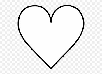 Black And White Heart Clipart - Heart Black And White Outline