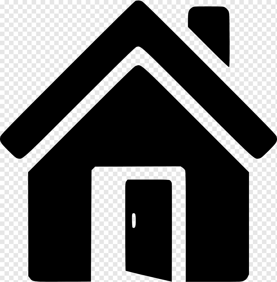 black and white house illustration, House Computer Icons Symbol, house icon, angle, building, apartment png