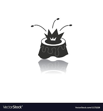 Black and white in flat design vector image