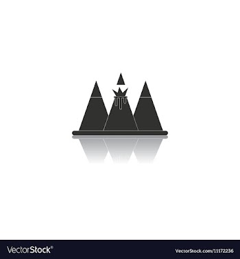 Black and white in flat design vector image
