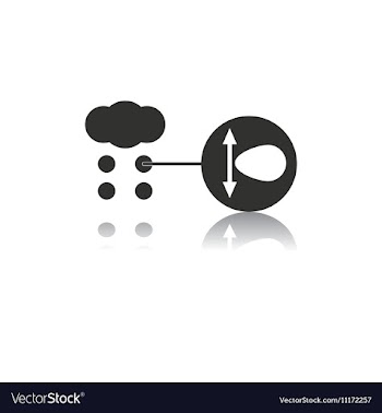 Black and white in flat design vector image